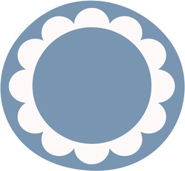 illustration of beautiful plate designs