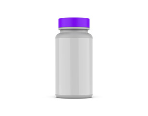 supplement bottle for mockup