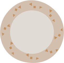 illustration of beautiful plate designs