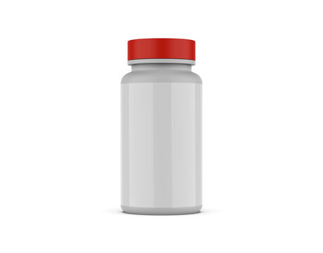 supplement bottle for mockup