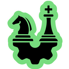 strategy icon for business and life