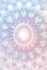 Obraz premium Abstract Pastel Flower Pattern