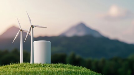 Balancing Act: Renewable Energy Subsidies vs. Oil Market Tension with Copy Space and Selective Focus in