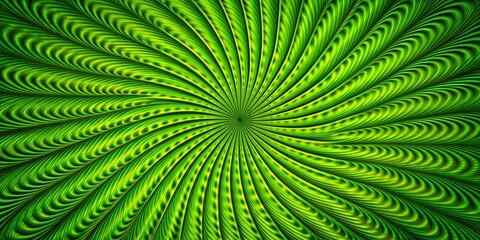 green spiral background with twisted lines
