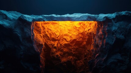 Futuristic Virtual Oil Exploration Technology Holographic Terrain Analysis