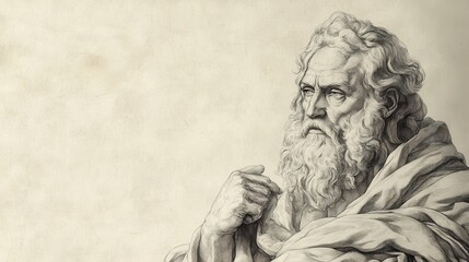 Bible Wall Art, Leviticus, Unlawful Sexual Relations, Moses explaining God's laws on sexual conduct, Biblical Illustration on beige background