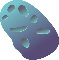 Space Asteroid Illustration