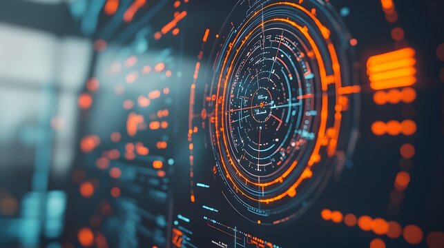 Real time Radar Display of Air Traffic with Flight Paths