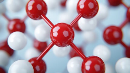 Dynamic Molecular Structure - High Definition Model of Atoms in Motion