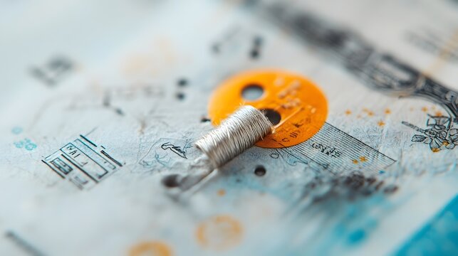 Secure Banknote with Embedded Anti Counterfeiting Security Thread