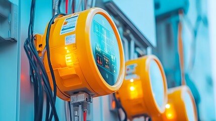 Smart Meters Installed on Residential Building Transmitting Electricity Usage Data
