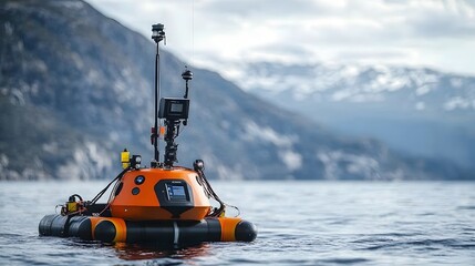 Sonar equipped Unmanned Surface Vehicle Mapping Coastal Regions for Erosion and Underwater Structure Monitoring