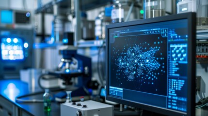 Laboratory focused on molecular simulations of solid electrolytes with advanced research equipment