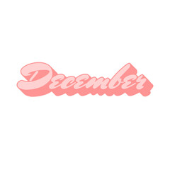 Cute December Typography