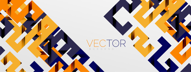 Color bend lines with shadow texture effect. Vector Illustration For Wallpaper, Banner, Background, Card, Book Illustration, landing page