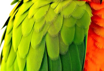 Obraz premium Render a 3D model of a parrot with realistic textures and feathers.