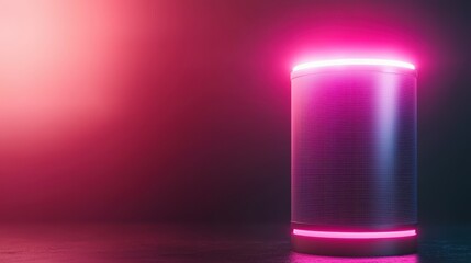 Futuristic Holographic Energy Trading Concept with Neon Lights and Advanced AI Predictions in