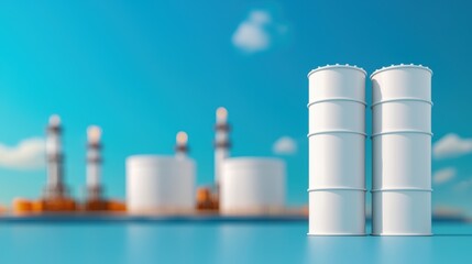 Digital Energy Exchange Concept with Oil Currency .