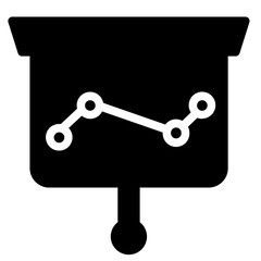 Analysis Chart Graph Glyph Icon