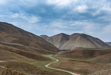 Epic landscape in Kyrgyzstan Kirgisistan