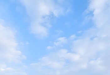 Obraz premium Image of the blue sky and white clouds