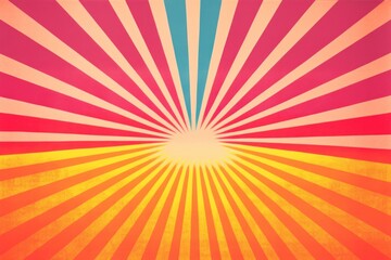 Fototapeta premium Vintage sunbeam backgrounds pattern abstract.