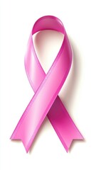 Pink cancer ribbon logo collection on white background,Breast cancer awareness ribbons,October,Pink ribbons icons isolated,National cancer survivors month,Sign Mother and World cancer day concept.