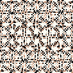 seamless brown theme pattern with texture elements for textiles, tiles, wallpapers.