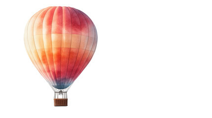 Fototapeta premium Colorful Hot Air Balloon Soaring Above Pixelated Background