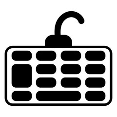 keyboard solid black