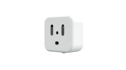 White Electric Socket Outlet Plug Power Electrical Wall