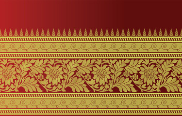 beautiful graphic saree design and this sari design is in Indian style which is for textile fashion industry and it can be used as wallpaper backdrop and website bg this style is originated in india 