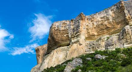 Rocks near the cave monastery of Kachi-Kalon