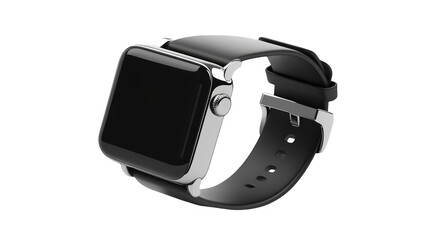 Fototapeta premium Smartwatch on a Checkered Background