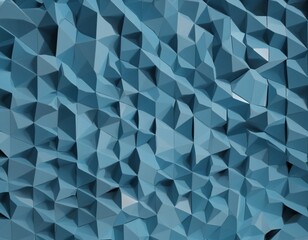 Fototapeta premium Blue geometric structure, wall paper design, illustration