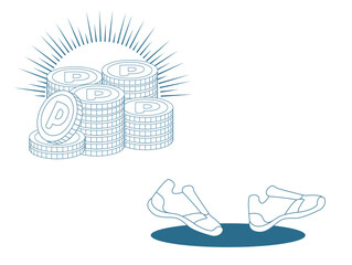 歩数が貯まってポイントになる