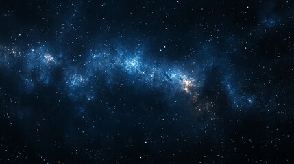 Stunning view of a galaxy filled with stars in the night sky