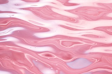 Fototapeta premium Water waves petal pink red.