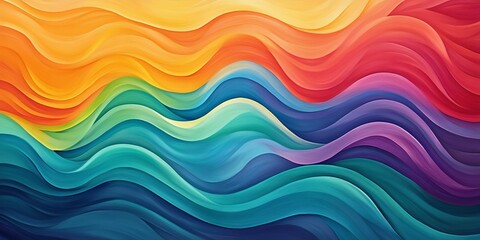 Abstract colorful wavy background.