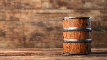 Diminishing Oil Barrel Resources - Energy Crisis Concept with Copy Space, Selective Focus |