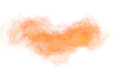 Transparent watercolor paintbrush texture overlay effect. Paint stain texture overlay. Png file