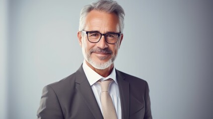 potrait of middle aged CEO manager