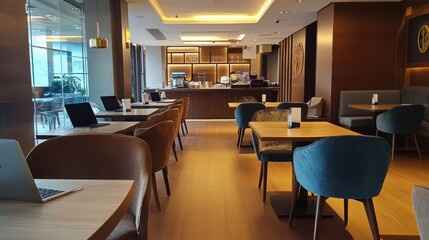 Modern Hotel Lounge Interior