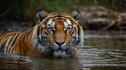 Fototapeta premium World Photo Day Majestic Tiger Image by Wildlife Photographer 