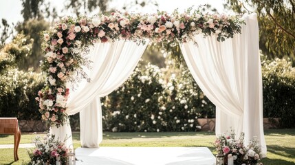 Wedding Ceremony Floral Arch