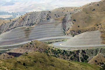The road to Gorno-Badakhshan in Tajikistan