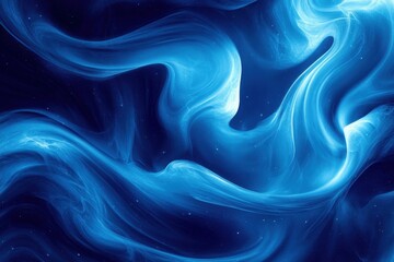 Fototapeta premium Cyber monday deals. Personalized design visuals. Elegant fluid blue artistic background