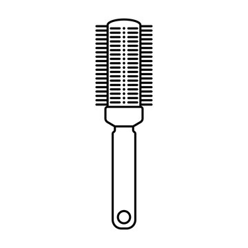 recommend clip art: Hair Comb Line Art Icon