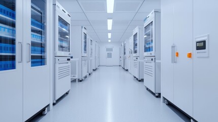 Cutting-Edge Futuristic Laboratory with High-Tech Equipment - in