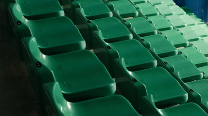 empty stadium seats © popfish
